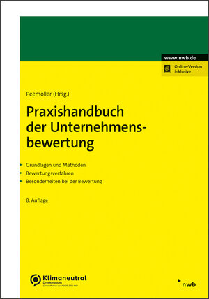 Buchcover Praxishandbuch der Unternehmensbewertung  | EAN 9783482511882 | ISBN 3-482-51188-8 | ISBN 978-3-482-51188-2