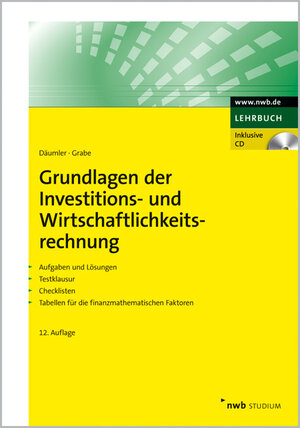 Buchcover Grundlagen der Investitions- und Wirtschaftlichkeitsrechnung | Klaus-Dieter Däumler | EAN 9783482523021 | ISBN 3-482-52302-9 | ISBN 978-3-482-52302-1