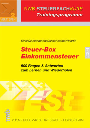 Buchcover Steuer-Box Einkommensteuer | Eberhard Rick | EAN 9783482529214 | ISBN 3-482-52921-3 | ISBN 978-3-482-52921-4