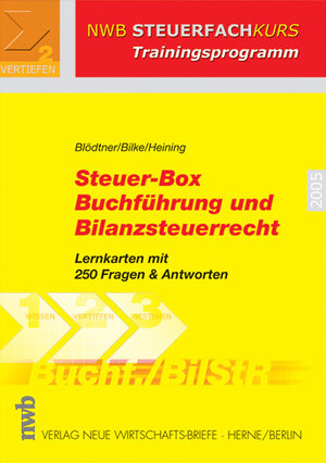 Buchcover Steuer-Box Buchführung und Bilanzsteuerrecht | Wolfgang Blödtner | EAN 9783482544811 | ISBN 3-482-54481-6 | ISBN 978-3-482-54481-1