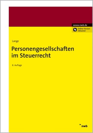 Buchcover Personengesellschaften im Steuerrecht  | EAN 9783482550232 | ISBN 3-482-55023-9 | ISBN 978-3-482-55023-2
