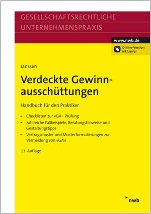 Buchcover Verdeckte Gewinnausschüttungen  | EAN 9783482552717 | ISBN 3-482-55271-1 | ISBN 978-3-482-55271-7