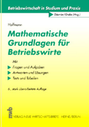 Mathematische Grundlagen für Betriebswirte