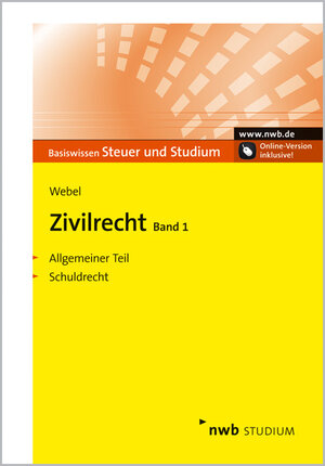 Buchcover Zivilrecht Band 1 | Karsten Webel | EAN 9783482605314 | ISBN 3-482-60531-9 | ISBN 978-3-482-60531-4