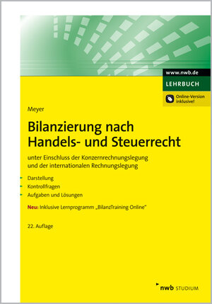 Buchcover Bilanzierung nach Handels- und Steuerrecht | Claus Meyer | EAN 9783482617928 | ISBN 3-482-61792-9 | ISBN 978-3-482-61792-8