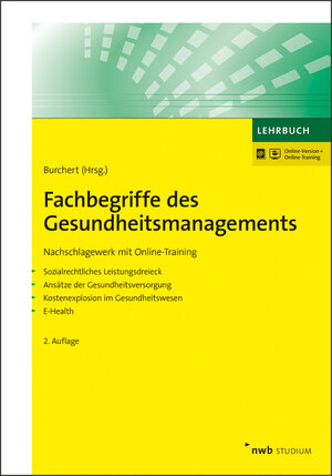 Buchcover Fachbegriffe des Gesundheitsmanagements | Heiko Burchert | EAN 9783482633720 | ISBN 3-482-63372-X | ISBN 978-3-482-63372-0