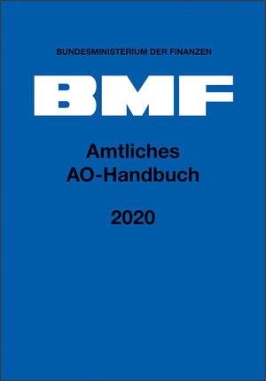 Buchcover Amtliches AO-Handbuch 2020  | EAN 9783482639197 | ISBN 3-482-63919-1 | ISBN 978-3-482-63919-7