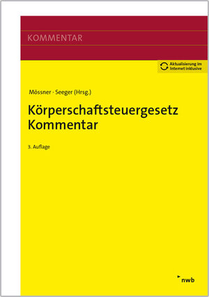 Buchcover Körperschaftsteuergesetz Kommentar  | EAN 9783482643132 | ISBN 3-482-64313-X | ISBN 978-3-482-64313-2
