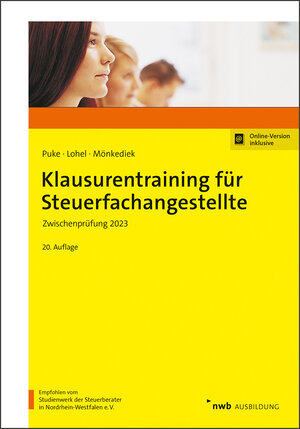Buchcover Klausurentraining für Steuerfachangestellte | Michael Puke | EAN 9783482650802 | ISBN 3-482-65080-2 | ISBN 978-3-482-65080-2