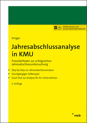 Buchcover Jahresabschlussanalyse in KMU | Günther, H. Krüger | EAN 9783482651922 | ISBN 3-482-65192-2 | ISBN 978-3-482-65192-2