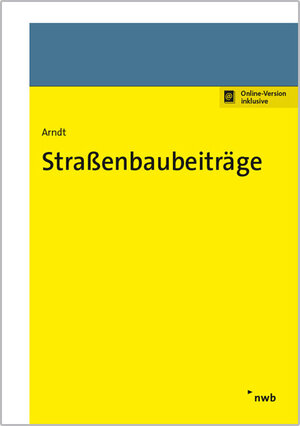 Buchcover Straßenbaubeiträge | Marcus Arndt | EAN 9783482668319 | ISBN 3-482-66831-0 | ISBN 978-3-482-66831-9