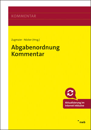 Buchcover Abgabenordnung Kommentar | Christian Anemüller | EAN 9783482682018 | ISBN 3-482-68201-1 | ISBN 978-3-482-68201-8