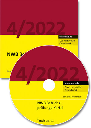 Buchcover NWB Betriebsprüfungs-Kartei DVD 4/2022  | EAN 9783482689215 | ISBN 3-482-68921-0 | ISBN 978-3-482-68921-5