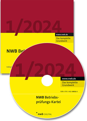 Buchcover NWB Betriebsprüfungs-Kartei DVD 1/2024  | EAN 9783482689260 | ISBN 3-482-68926-1 | ISBN 978-3-482-68926-0