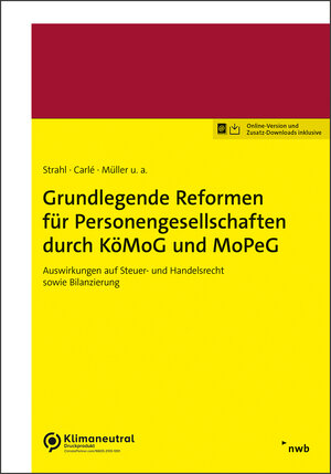 Buchcover Grundlegende Reformen für Personengesellschaften durch KöMoG und MoPeG | Mirko Wolfgang Brill | EAN 9783482689413 | ISBN 3-482-68941-5 | ISBN 978-3-482-68941-3