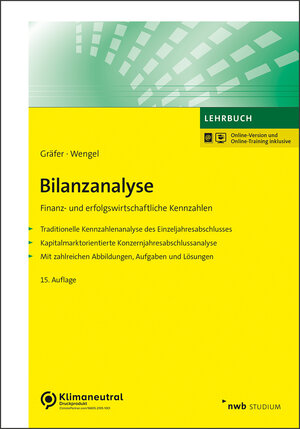 Buchcover Bilanzanalyse | Horst Gräfer | EAN 9783482691751 | ISBN 3-482-69175-4 | ISBN 978-3-482-69175-1
