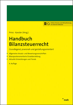 Buchcover Handbuch Bilanzsteuerrecht | Ulrich Prinz | EAN 9783482696541 | ISBN 3-482-69654-3 | ISBN 978-3-482-69654-1