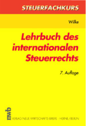 Buchcover Lehrbuch des internationalen Steuerrechts | Kay M Wilke | EAN 9783482755170 | ISBN 3-482-75517-5 | ISBN 978-3-482-75517-0