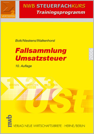 Buchcover Fallsammlung Umsatzsteuer | Wolfgang Bolk | EAN 9783482795206 | ISBN 3-482-79520-7 | ISBN 978-3-482-79520-6