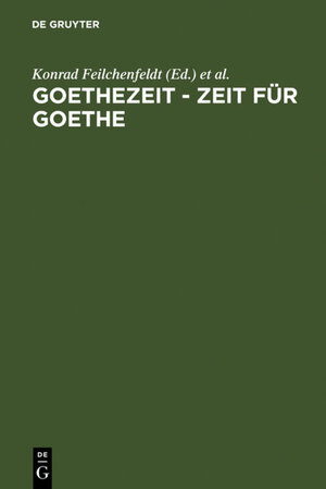 Buchcover Goethezeit - Zeit für Goethe  | EAN 9783484108547 | ISBN 3-484-10854-1 | ISBN 978-3-484-10854-7