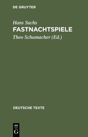 Fastnachtspiele (Deutsche Texte)