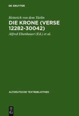 Buchcover Die Krone (Verse 12282-30042)  | EAN 9783484202184 | ISBN 3-484-20218-1 | ISBN 978-3-484-20218-4