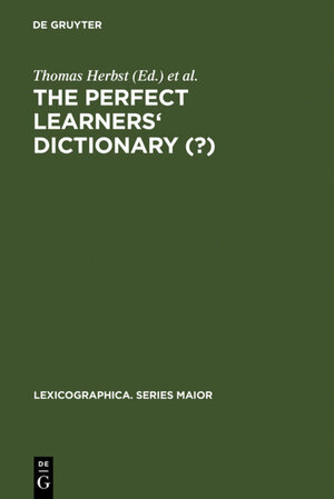 Buchcover The Perfect Learners' Dictionary (?)  | EAN 9783484309951 | ISBN 3-484-30995-4 | ISBN 978-3-484-30995-1