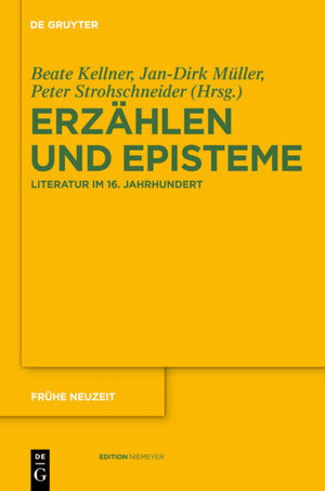 Buchcover Erzählen und Episteme  | EAN 9783484366367 | ISBN 3-484-36636-2 | ISBN 978-3-484-36636-7