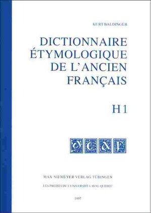 Dictionnaire étymologique de l'ancien français (DEAF): Dictionnaire etymologique de l' ancien francais (DEAF): Komplett Fasc. 1-5