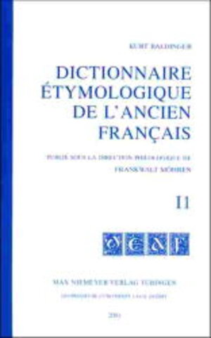 Dictionnaire étymologique de l'ancien français (DEAF): Dictionnaire etymologique de l' ancien francais (DEAF): Komplett Fasc. 1-4