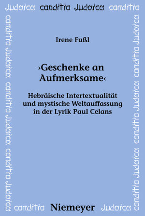 Buchcover "Geschenke an Aufmerksame" | Irene Fußl | EAN 9783484651685 | ISBN 3-484-65168-7 | ISBN 978-3-484-65168-5