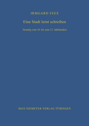 Buchcover Eine Stadt lernt schreiben | Irmgard Fees | EAN 9783484821033 | ISBN 3-484-82103-5 | ISBN 978-3-484-82103-3