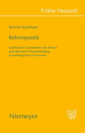 Buchcover Reformpoetik | Stefanie Stockhorst | EAN 9783484970540 | ISBN 3-484-97054-5 | ISBN 978-3-484-97054-0