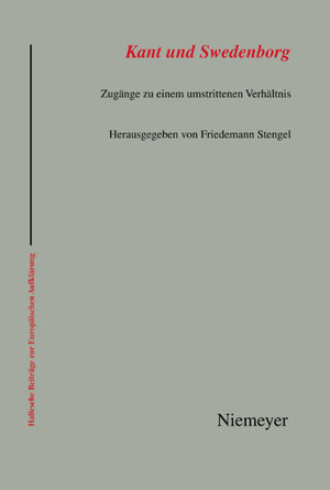 Buchcover Kant und Swedenborg  | EAN 9783484970854 | ISBN 3-484-97085-5 | ISBN 978-3-484-97085-4