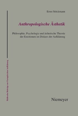 Buchcover Anthropologische Ästhetik | Ernst Stöckmann | EAN 9783484970861 | ISBN 3-484-97086-3 | ISBN 978-3-484-97086-1