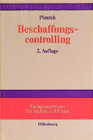 Buchcover Beschaffungscontrolling | Jochem Piontek | EAN 9783486249491 | ISBN 3-486-24949-5 | ISBN 978-3-486-24949-1