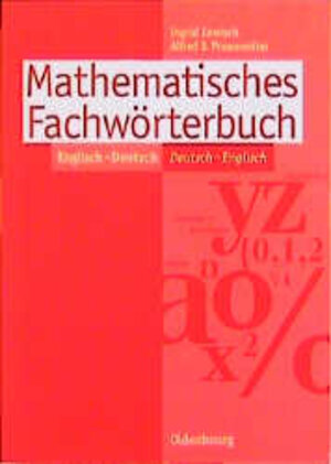 Mathematisches Fachwörterbuch: Englisch-Deutsch, Deutsch-Englisch