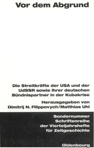 Buchcover Vor dem Abgrund  | EAN 9783486592788 | ISBN 3-486-59278-5 | ISBN 978-3-486-59278-8