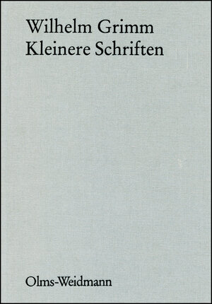 Buchcover Werke | Wilhelm Grimm | EAN 9783487096223 | ISBN 3-487-09622-6 | ISBN 978-3-487-09622-3