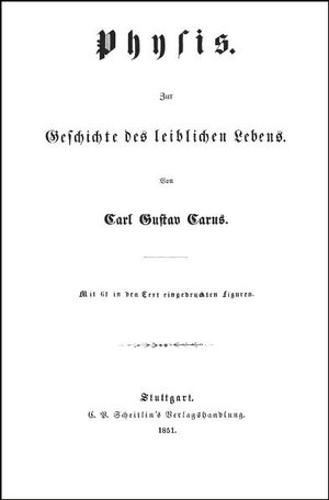 Buchcover Gesammelte Schriften | Carl G Carus | EAN 9783487143651 | ISBN 3-487-14365-8 | ISBN 978-3-487-14365-1