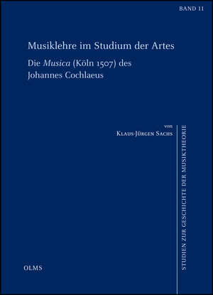 Buchcover Musiklehre im Studium der Artes | Klaus-Jürgen Sachs | EAN 9783487153445 | ISBN 3-487-15344-0 | ISBN 978-3-487-15344-5
