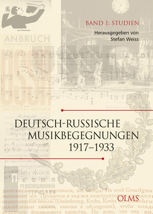 Buchcover Deutsch-russische Musikbegegnungen 1917-1933  | EAN 9783487157764 | ISBN 3-487-15776-4 | ISBN 978-3-487-15776-4