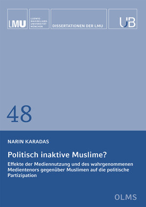 Buchcover Politisch inaktive Muslime? | Narin Karadas | EAN 9783487160795 | ISBN 3-487-16079-X | ISBN 978-3-487-16079-5