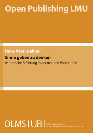 Buchcover Sinne geben zu denken | Hans Peter Balmer | EAN 9783487162263 | ISBN 3-487-16226-1 | ISBN 978-3-487-16226-3