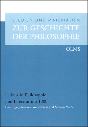 Buchcover Leibniz in Philosophie und Literatur um 1800  | EAN 9783487421858 | ISBN 3-487-42185-2 | ISBN 978-3-487-42185-8