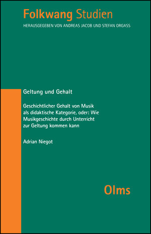 Buchcover Geltung und Gehalt | Adrian Niegot | EAN 9783487421865 | ISBN 3-487-42186-0 | ISBN 978-3-487-42186-5