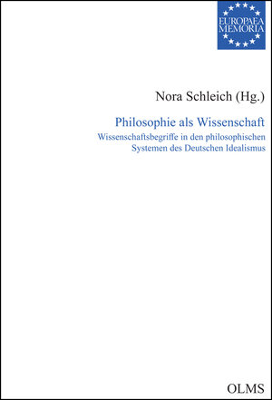 Buchcover Philosophie als Wissenschaft  | EAN 9783487423074 | ISBN 3-487-42307-3 | ISBN 978-3-487-42307-4