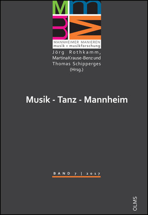 Buchcover Musik - Tanz - Mannheim  | EAN 9783487423777 | ISBN 3-487-42377-4 | ISBN 978-3-487-42377-7