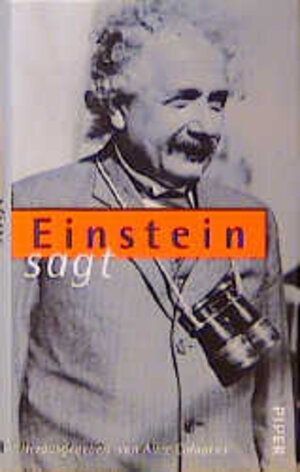 Buchcover Einstein sagt | Albert Einstein | EAN 9783492039352 | ISBN 3-492-03935-9 | ISBN 978-3-492-03935-2