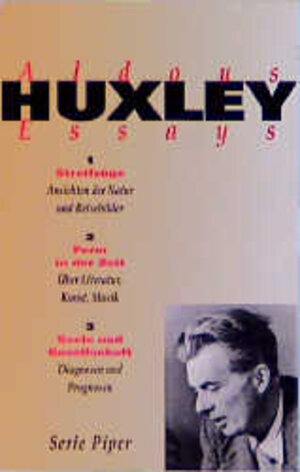 Buchcover Essays | Aldous Huxley | EAN 9783492114509 | ISBN 3-492-11450-4 | ISBN 978-3-492-11450-9
